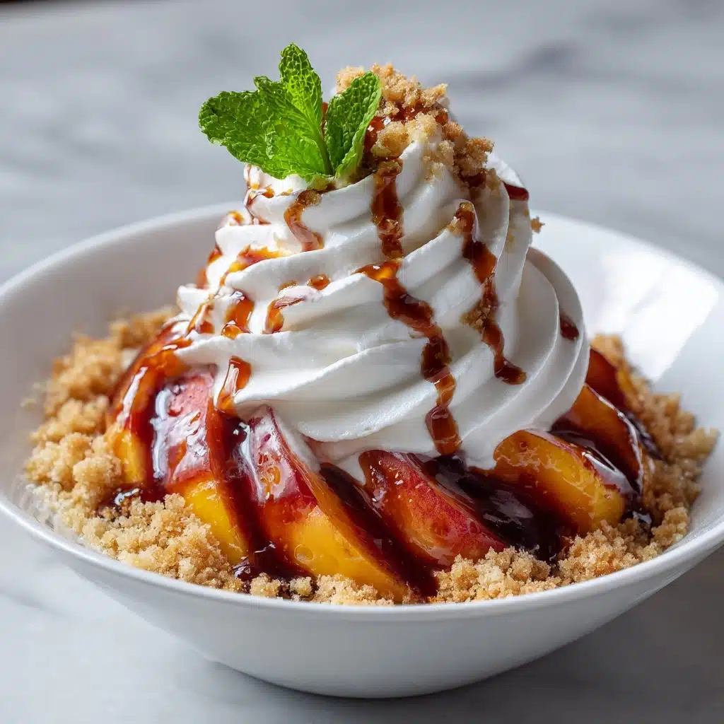Grilled Peach Sundaes Recipe - Recipe Image