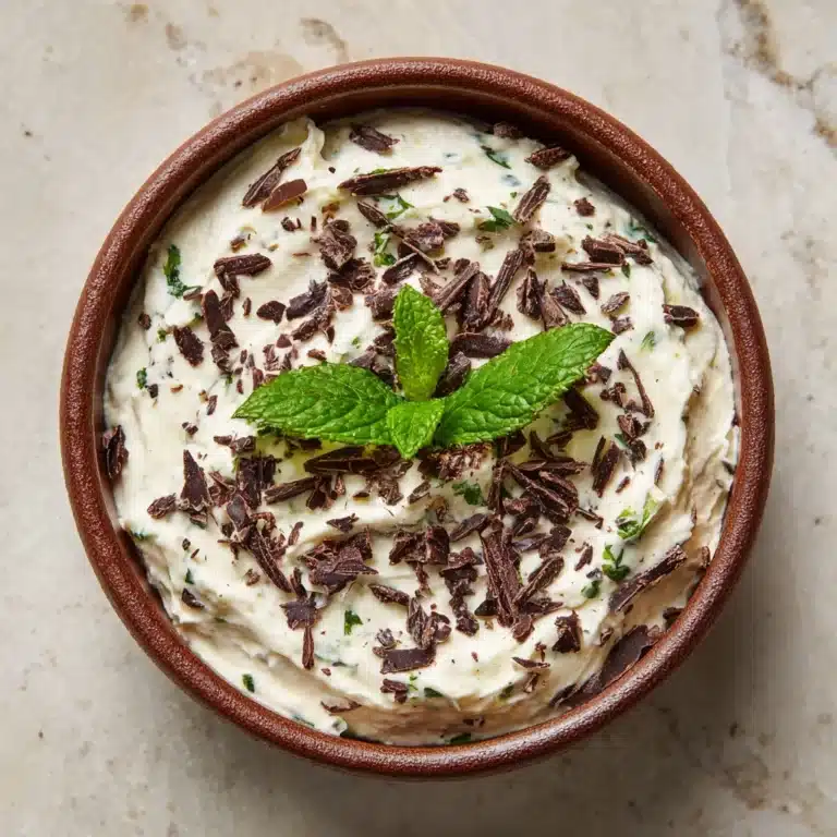 Refreshing Mint Chocolate Chip Cheesecake Dip for Party Pleasers Recipe