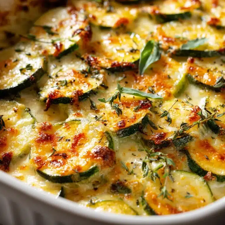 Baked Zucchini Cheese Recipe