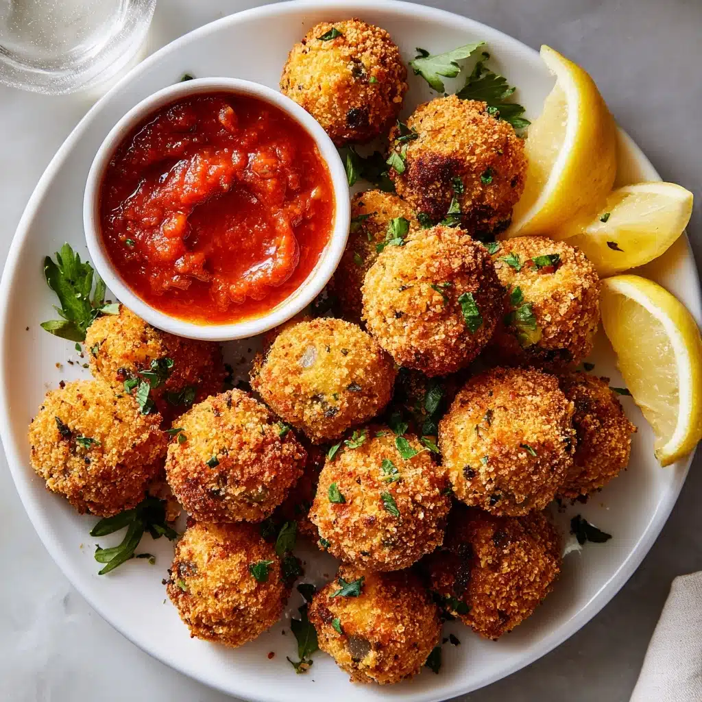 Cheese Stuffed Fried Olives Appetizer for Parties Recipe