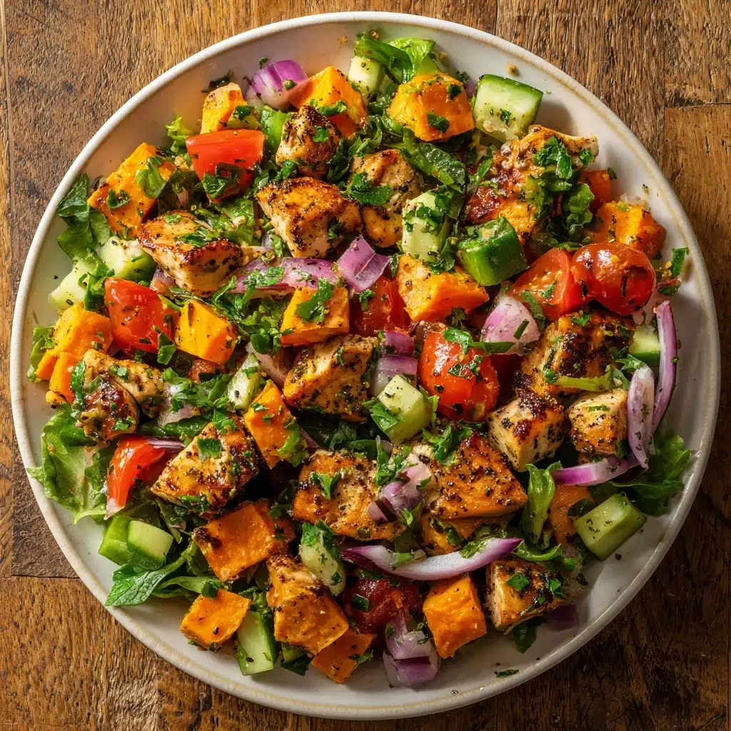 Persian Chicken Salad Recipe with Fresh Flavors Recipe - Recipe Image