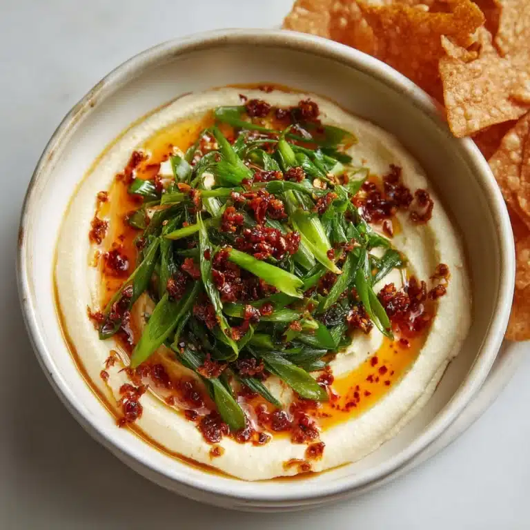 Charred Scallion and Chili Crisp Dip for Snacking Recipe