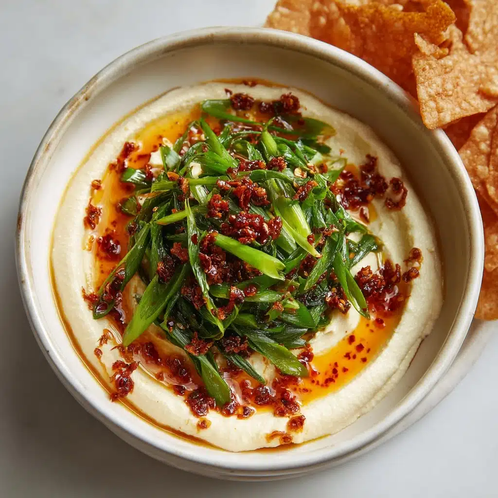 Charred Scallion and Chili Crisp Dip for Snacking Recipe