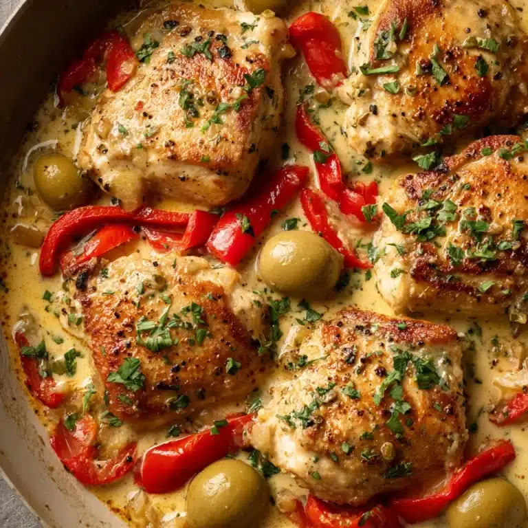 Creamy Pepperoncini Chicken Skillet Recipe Made Easy Recipe