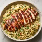 Tender Chicken Orzo with Parmesan Finish for Quick Weeknight Meals Recipe
