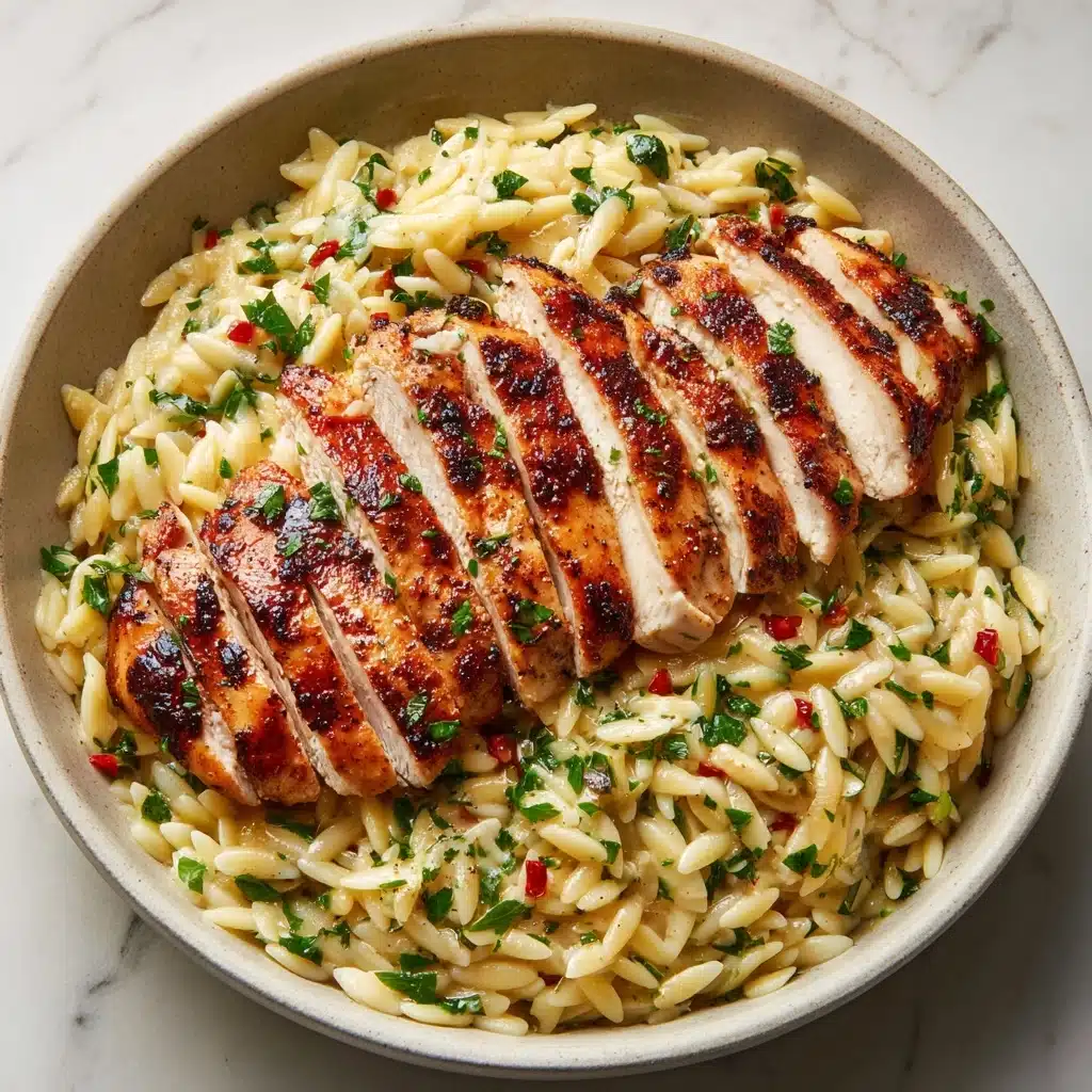 Tender Chicken Orzo with Parmesan Finish for Quick Weeknight Meals Recipe