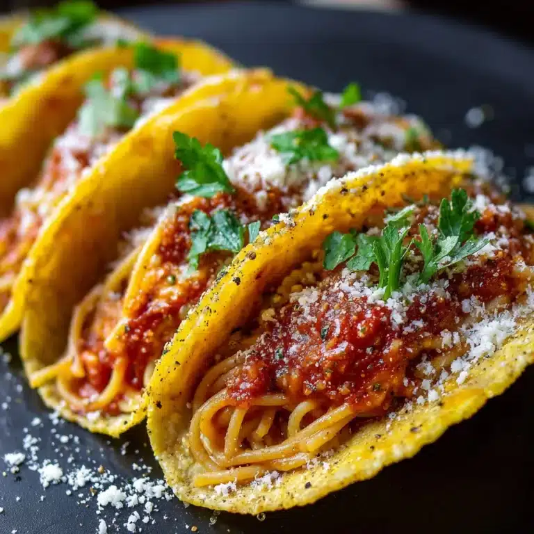 Spaghetti Tacos Recipe for a Fun and Tasty Meal Recipe