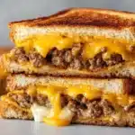 Classic Patty Melt Burger with Secret Sauce Recipe
