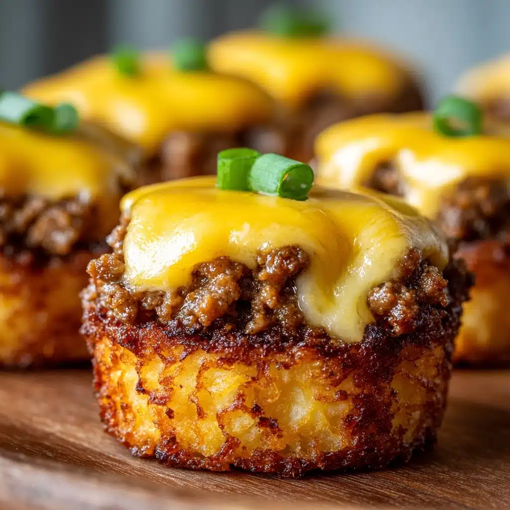 Cheeseburger Tater Tot Cups Recipe - Recipe Image