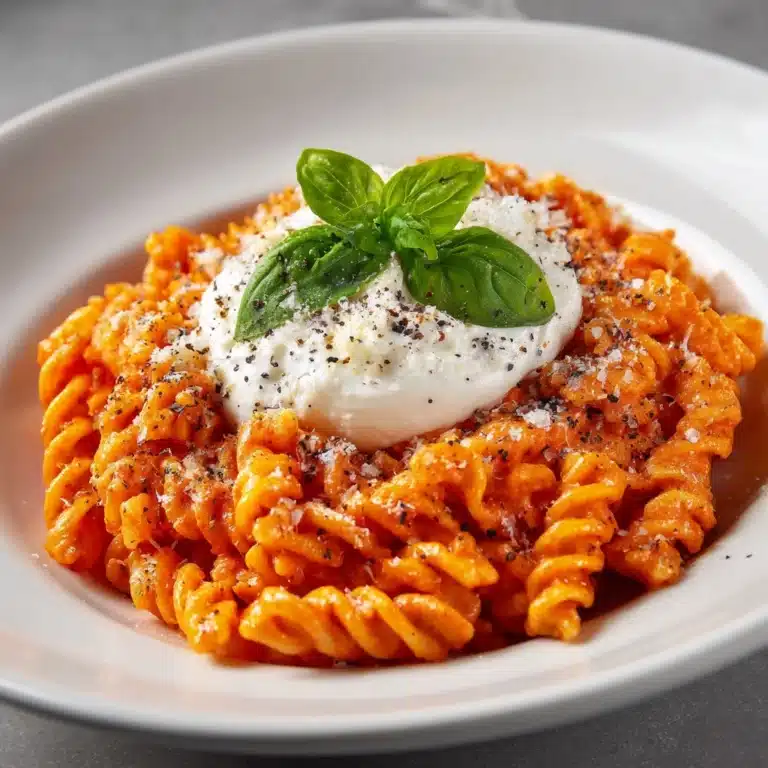 Creamy Romesco Pasta with Rich Roasted Pepper Sauce Recipe