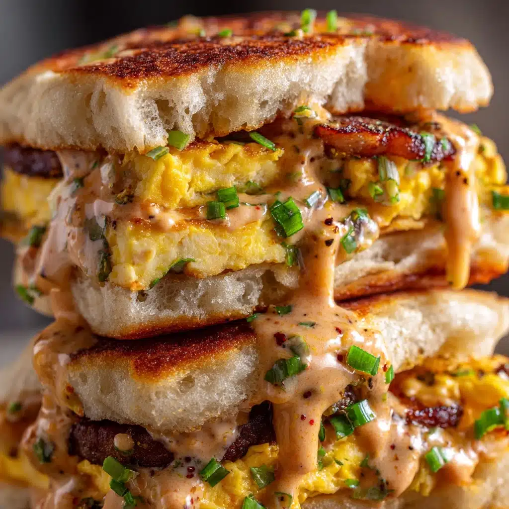 Spicy Chipotle Egg Breakfast Sandwiches Recipe