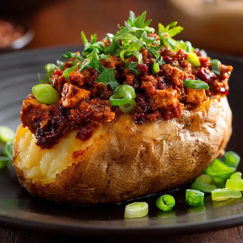 Barbecue Tempeh Stuffed Potatoes Recipe - Recipe Image