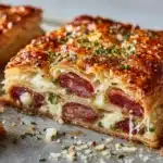 Salami and Cheese Pastry Pockets Recipe
