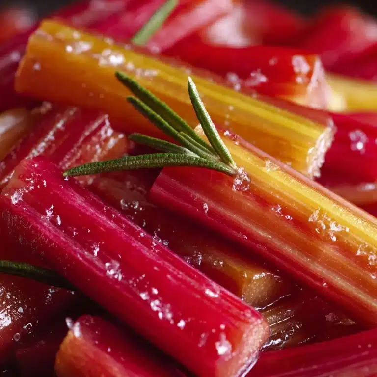 Sweet Roasted Rhubarb Recipe