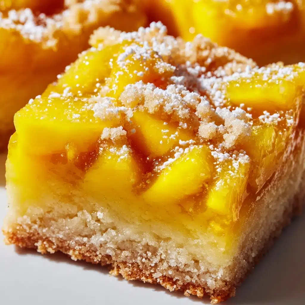 Mango Bars with Lime Glaze Recipe