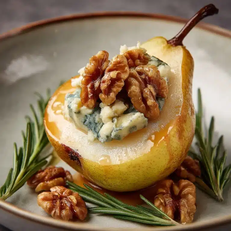 Blue Cheese Stuffed Pears Recipe