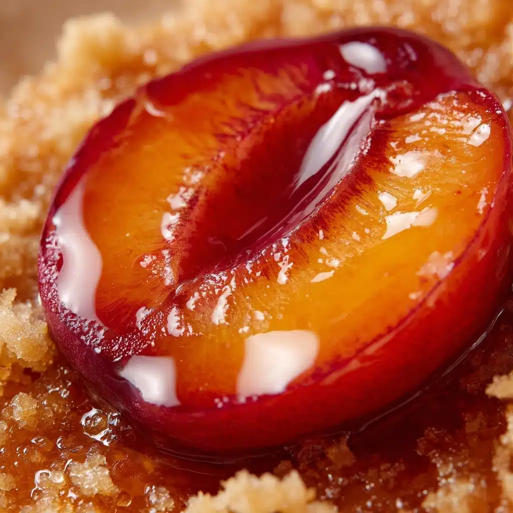 Caramel Peach Upside Down Cake Recipe - Recipe Image