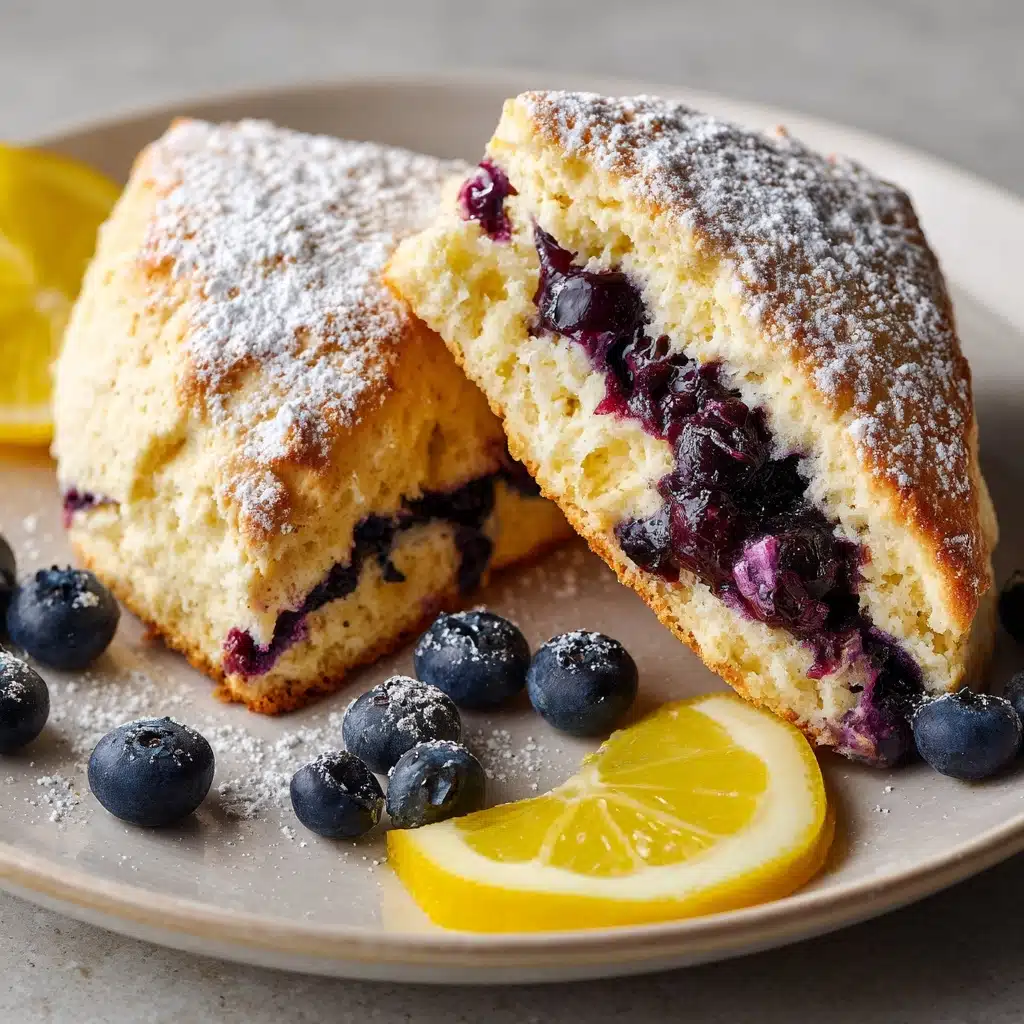 Lemon Blueberry Scones Recipe - Recipe Image