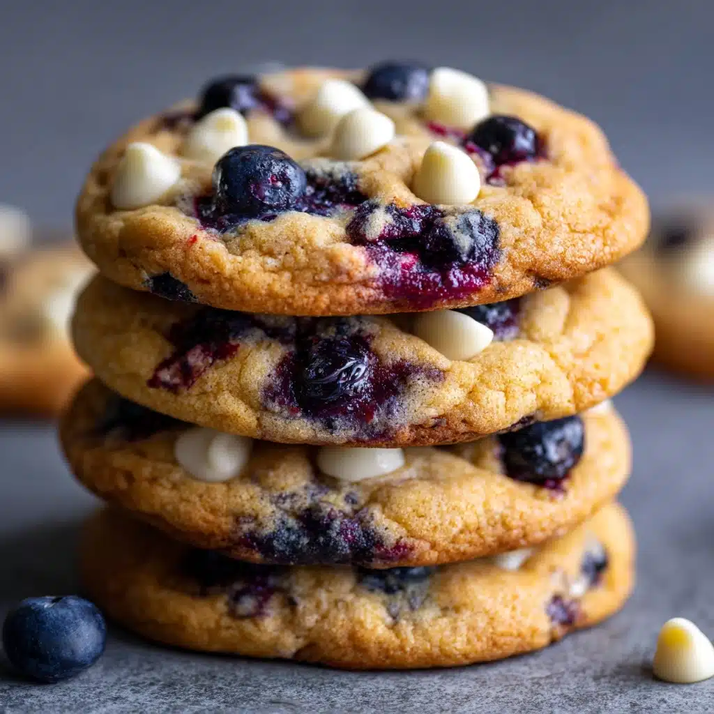 Lemon Blueberry White Chip Cookies Recipe - Recipe Image