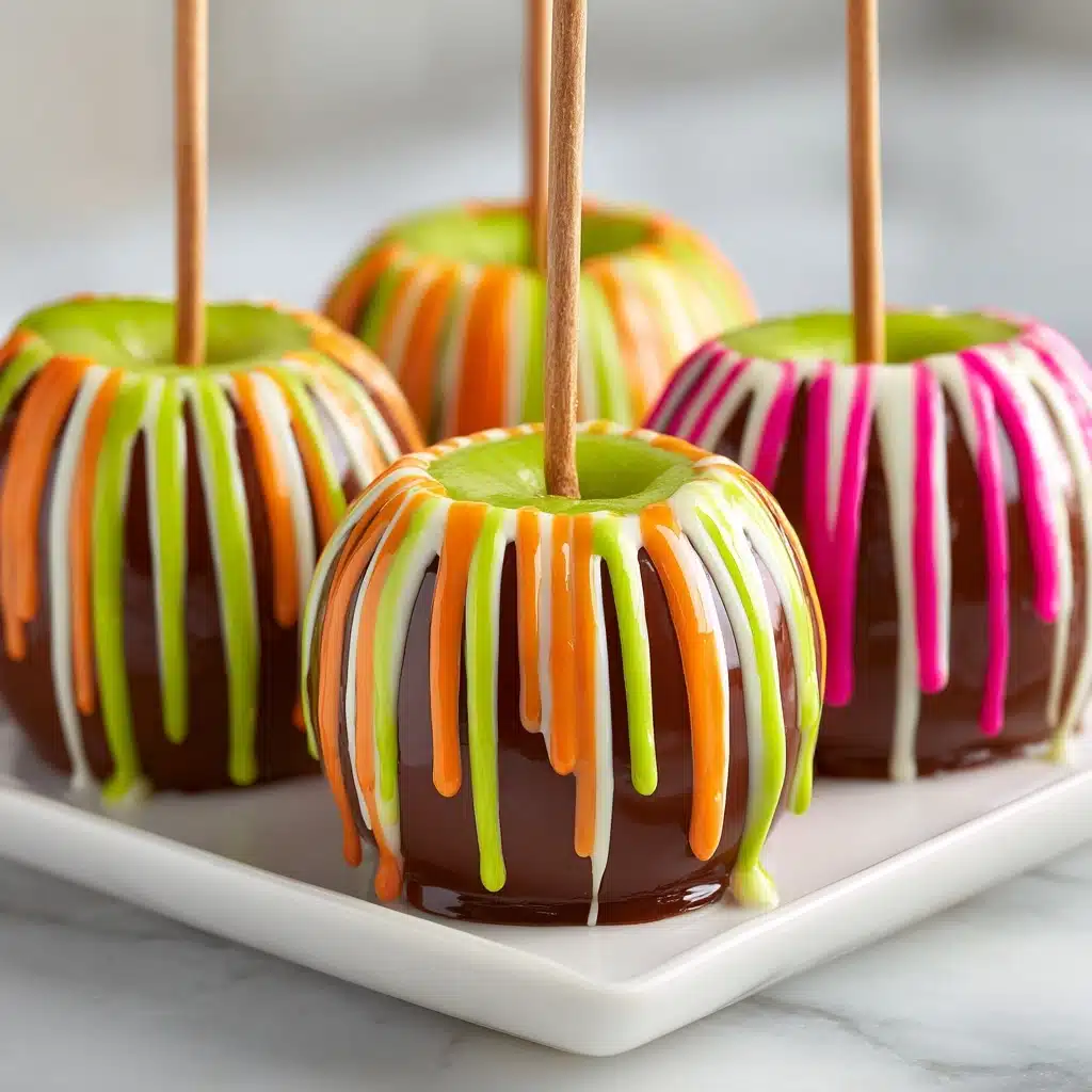 Striped Candy Apples Recipe