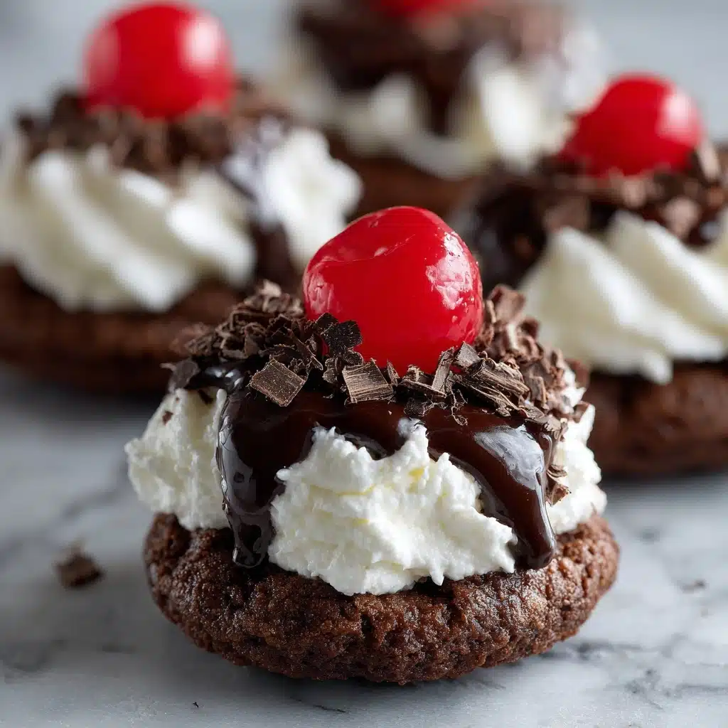 Black Forest Flourless Brownie Cookies Recipe
