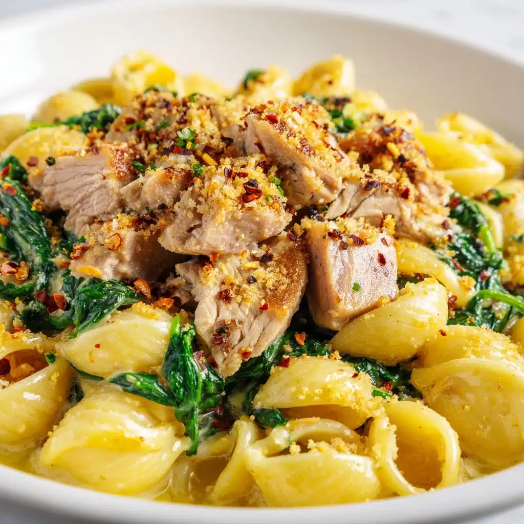 Spicy Tuna Spinach Pasta Recipe