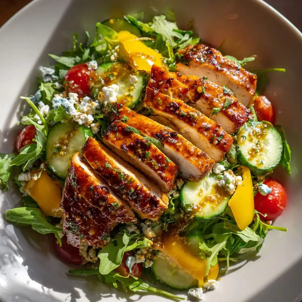 Grilled Chicken Salad with Honey Mustard Dressing Recipe