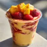 Mango Strawberry Sunrise Frappuccinos Recipe