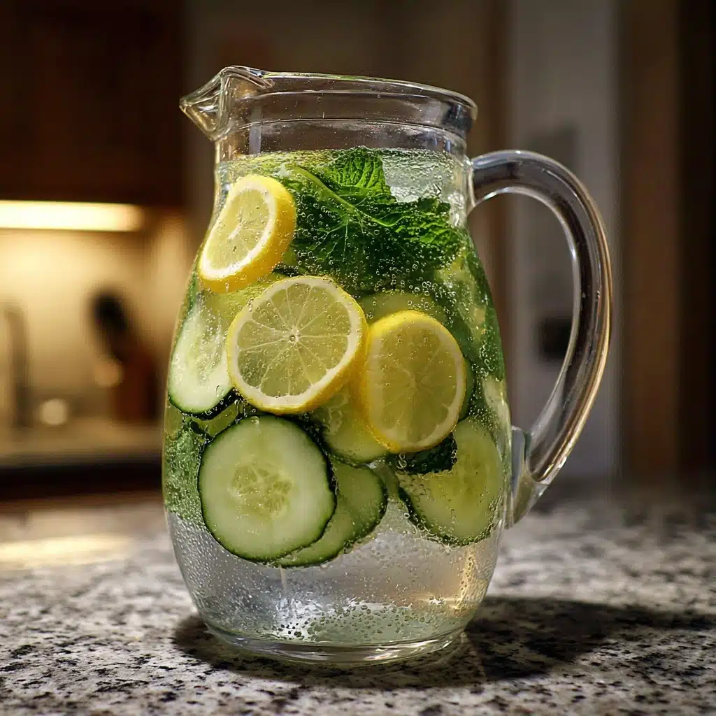 Cucumber Lemon Mint Infused Water Recipe