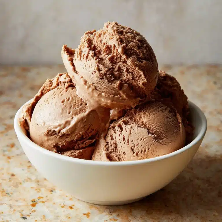 Creamy Frozen Chocolate Ice Cream Recipe