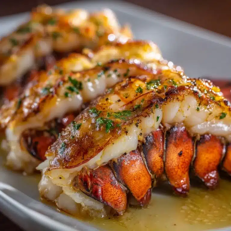 Butter-Basted Broiled Lobster Tails Recipe