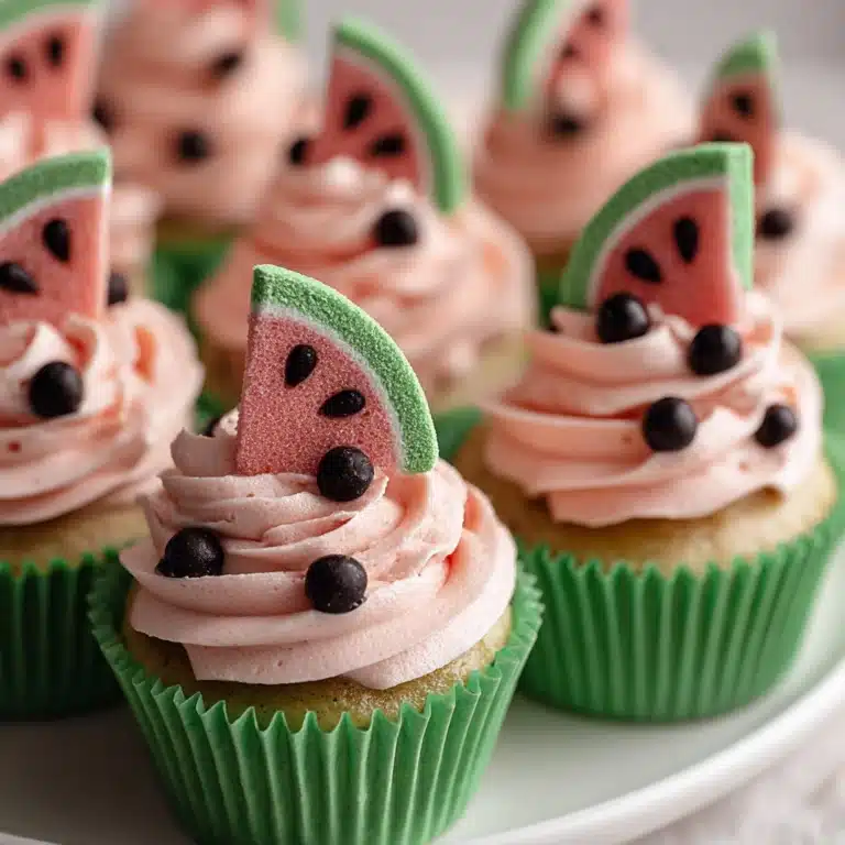 Watermelon Cupcakes Recipe