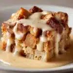 Grandma’s Old-Fashioned Bread Pudding with Vanilla Sauce Recipe