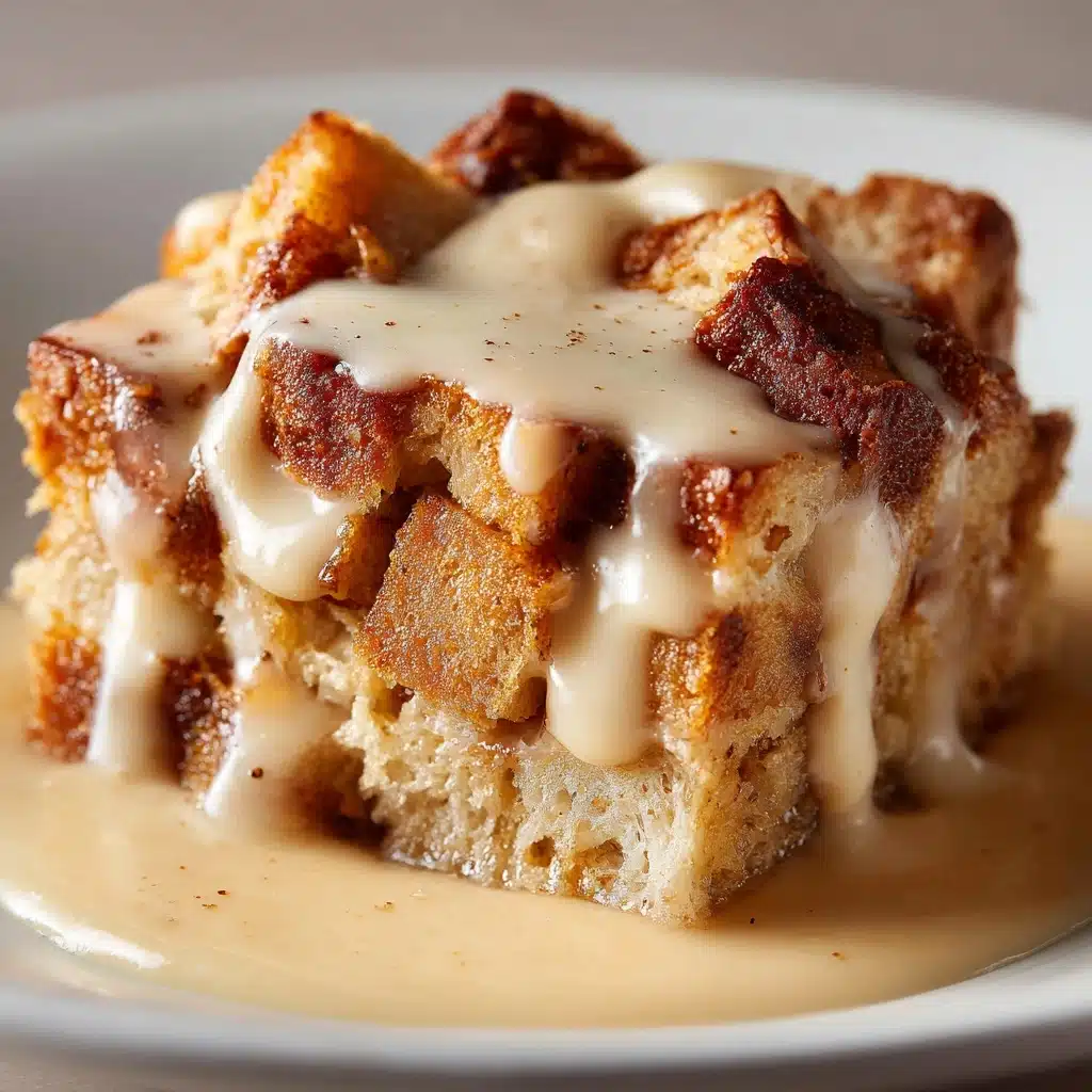 Grandma’s Old-Fashioned Bread Pudding with Vanilla Sauce Recipe