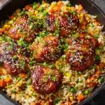 Sticky Garlic Chicken Fried Rice Recipe