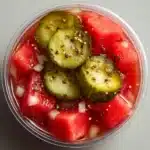Watermelon & Pickle Snack Recipe