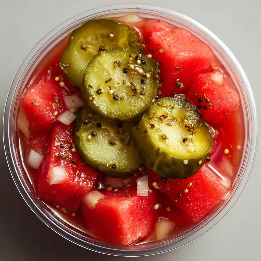 Watermelon & Pickle Snack Recipe