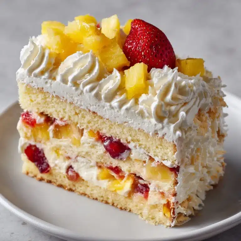 Best Tropical Layered Poke Cake Recipe