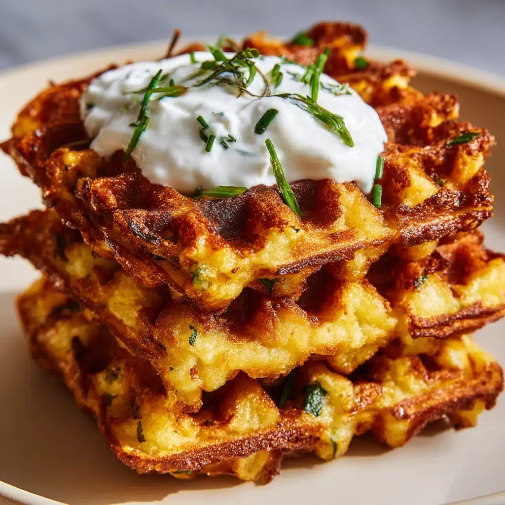 Healthy Hashbrown Chaffle Recipe - Recipe Image