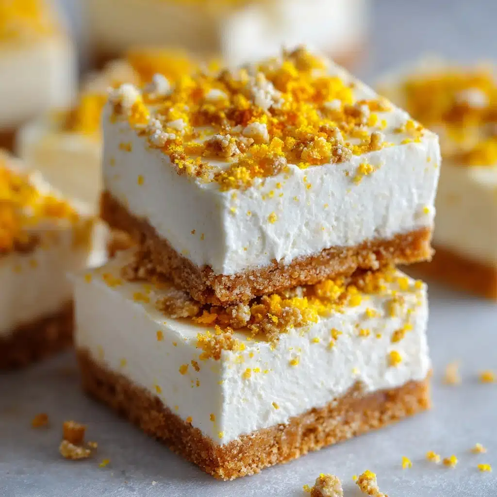 No-Bake Lemon Ricotta Cheesecake Bars Recipe