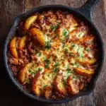 Cheesy Boursin Sloppy Joe Potato Skillet Recipe