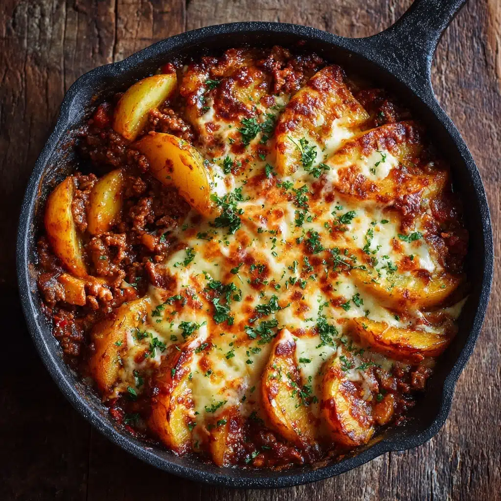 Cheesy Boursin Sloppy Joe Potato Skillet Recipe