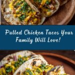 Cheesy Pulled Chicken Tacos Recipe