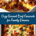 Homestyle Ground Beef Casserole Dinner Recipe