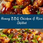 One-Skillet Honey BBQ Chicken & Rice Recipe