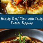 Beef Stew with Potato Topping Recipe