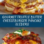Truffle Butter Cheeseburger Pancake Sliders Recipe