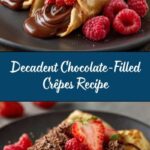 Handmade Chocolate-Filled Rolled Crêpes Recipe