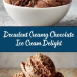 Creamy Frozen Chocolate Ice Cream Recipe