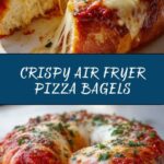 Homemade Air Fryer Pizza Bagels Recipe